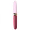 10X Rosé Dual Ended Smooth Silicone and Glass Vibrator - Image 4