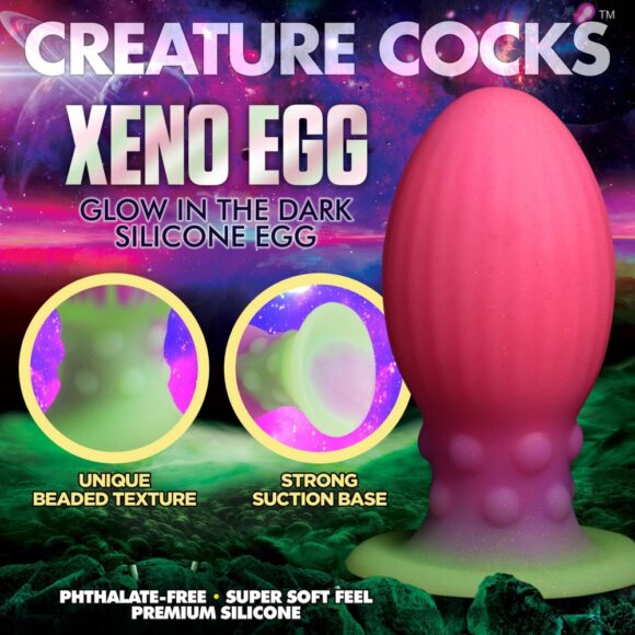 Xeno Egg Glow in the Dark Silicone Egg - XL - Image 3