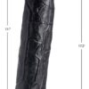 Raging Rhino 17 Inch Veiny Dildo - Black - Image 2