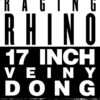 Raging Rhino 17 Inch Veiny Dildo - Black - Image 4