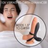 10X Silicone Vibrating Girth Enhancer with Remote Control - Image 2