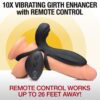 10X Silicone Vibrating Girth Enhancer with Remote Control - Image 4
