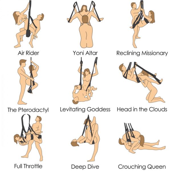 Trinity 360 Degree Spinning Sex Swing - Image 5